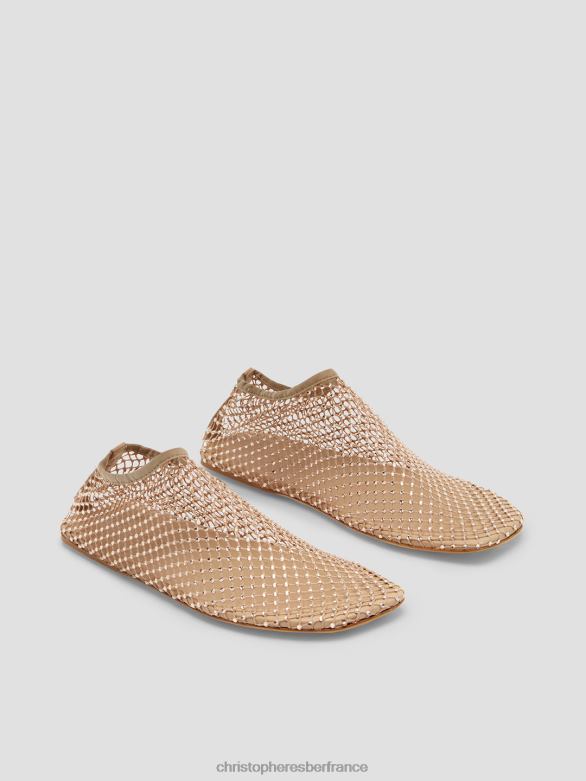 minette à plat 4680H198 coquille chaussure Christopher Esber