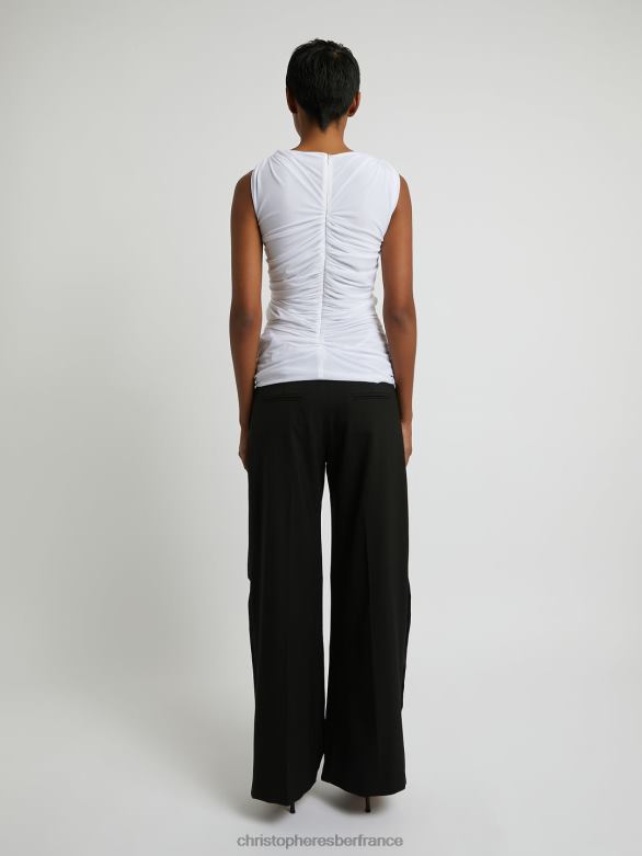 Vénus haut 4680H123 blanc vêtements Christopher Esber