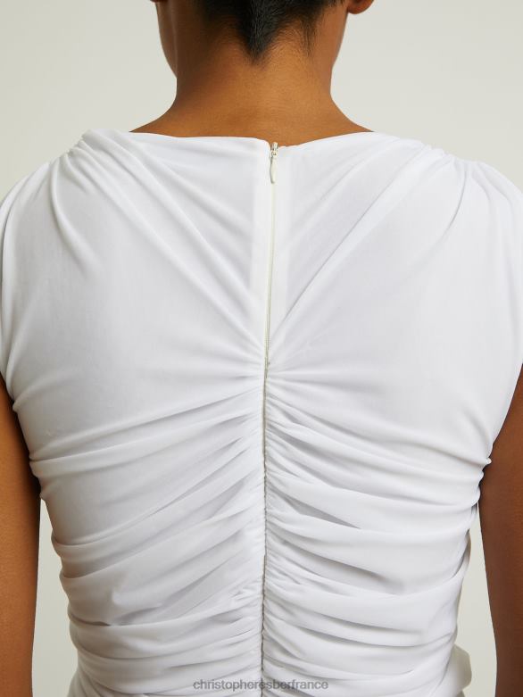Vénus haut 4680H123 blanc vêtements Christopher Esber