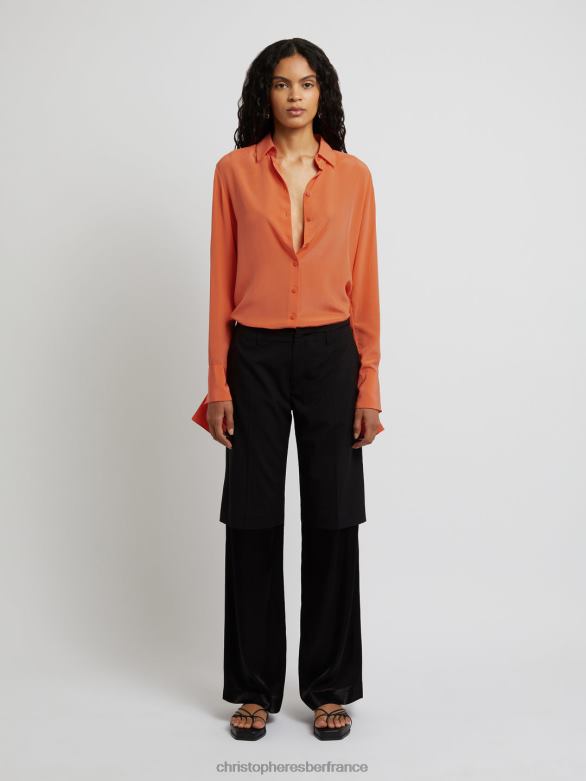 chemise slim boutonnée 4680H125 Valence vêtements Christopher Esber