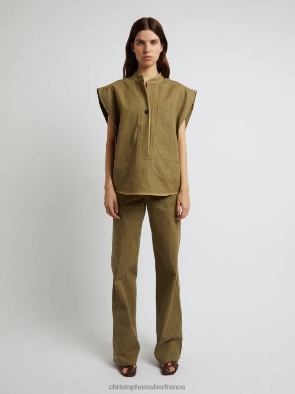 chimère déconstruire haut 4680H99 mousse vêtements Christopher Esber