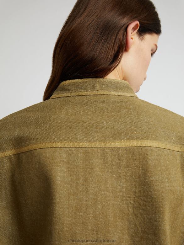 chimère déconstruire haut 4680H99 mousse vêtements Christopher Esber