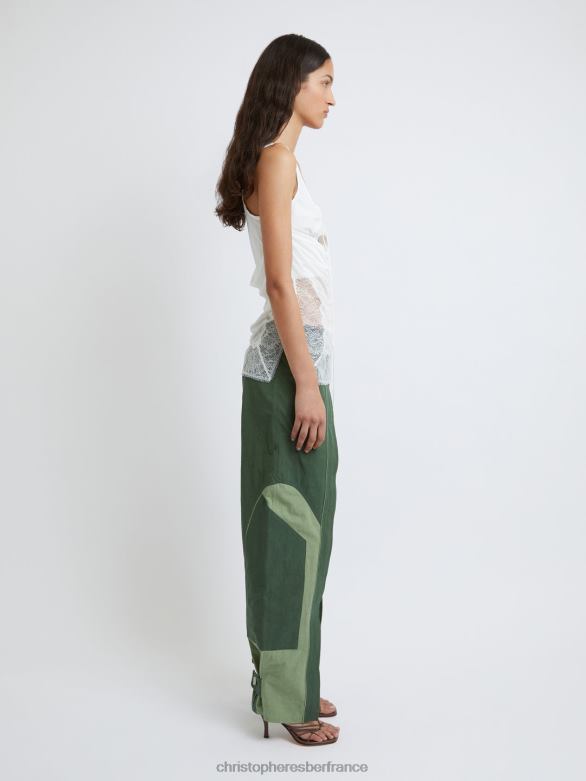 comosum clash haut à armatures 4680H86 blanc vêtements Christopher Esber