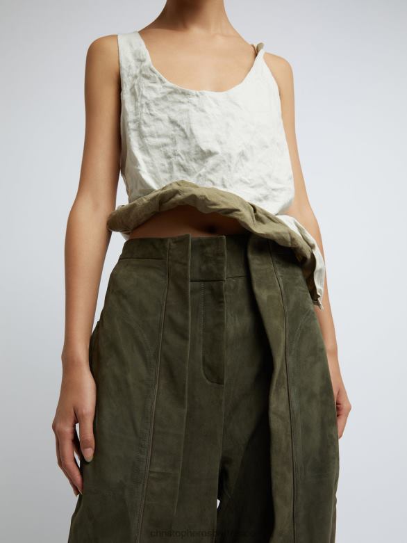 cuve concassée nacrée 4680H90 mastic vêtements Christopher Esber