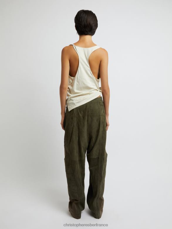 cuve concassée nacrée 4680H90 mastic vêtements Christopher Esber