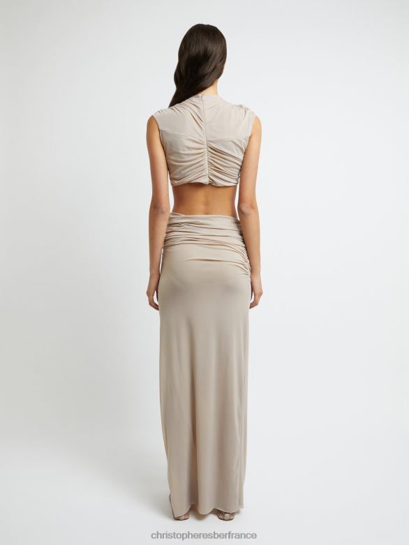 haut court Vénus 4680H81 mastic vêtements Christopher Esber