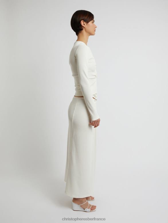 haut ouvert à manches longues 4680H96 neige vêtements Christopher Esber