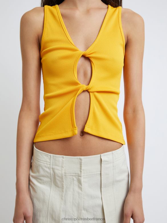 réservoir ouvert 4680H88 mangue vêtements Christopher Esber