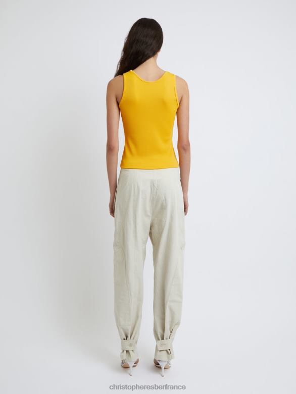 réservoir ouvert 4680H88 mangue vêtements Christopher Esber