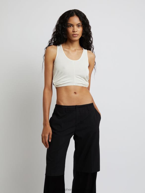 sommet d'orbite de dualité 4680H120 blanc vêtements Christopher Esber