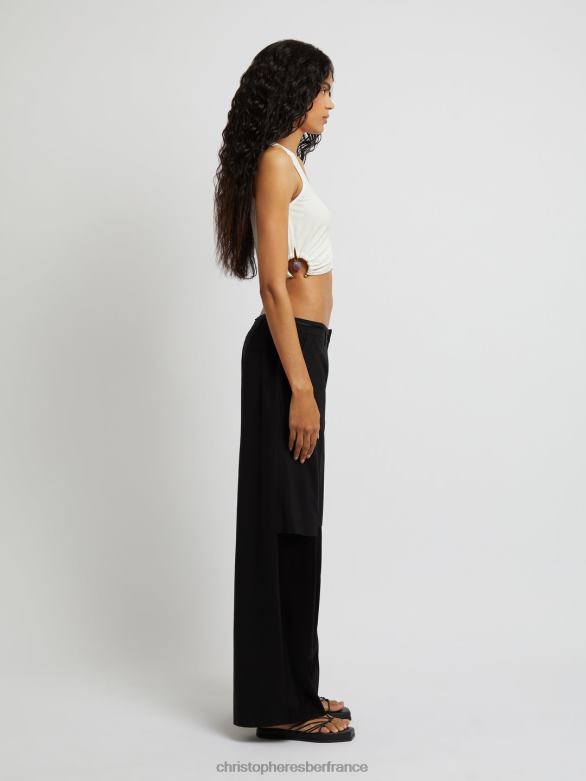 sommet d'orbite de dualité 4680H120 blanc vêtements Christopher Esber