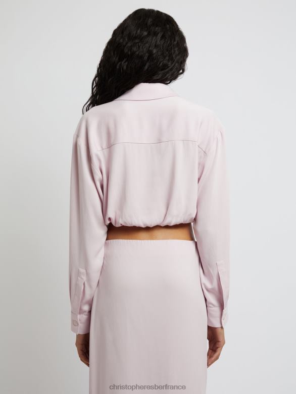 jupe portefeuille 4680H156 rose/quartz vêtements Christopher Esber