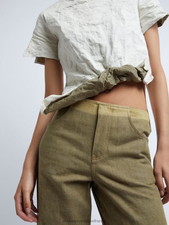 jean déconstruit 4680H164 mousse vêtements Christopher Esber