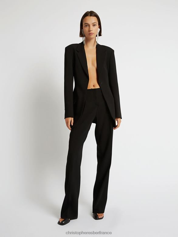 pantalon redux 4680H137 noir vêtements Christopher Esber