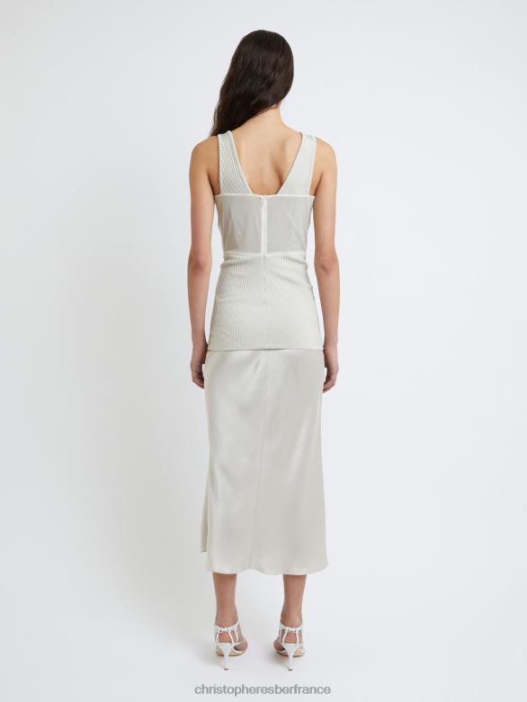 robe à armatures meribella 4680H23 sable vêtements Christopher Esber