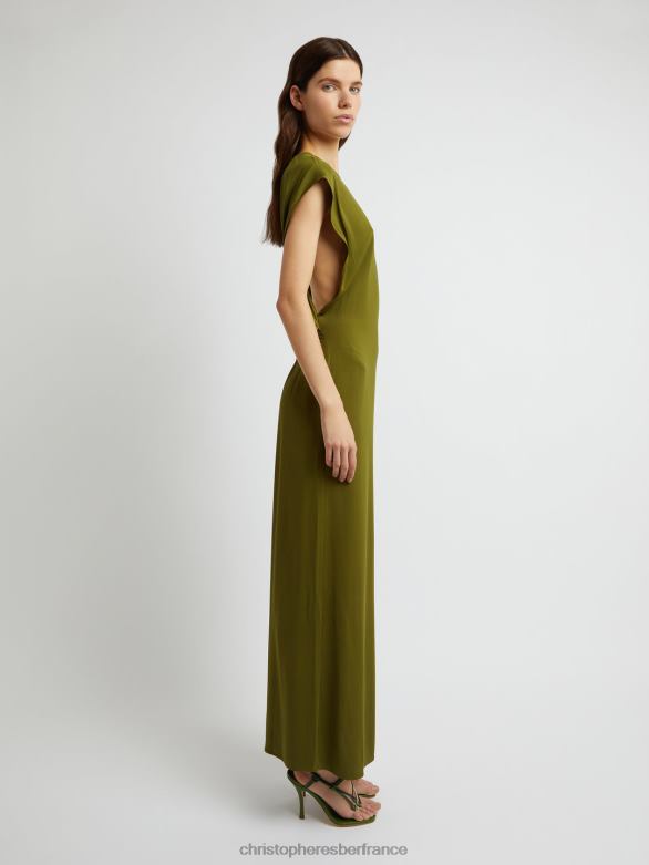 robe débardeur auulenti 4680H17 mousse vêtements Christopher Esber