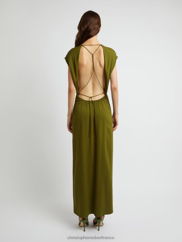 robe débardeur auulenti 4680H17 mousse vêtements Christopher Esber