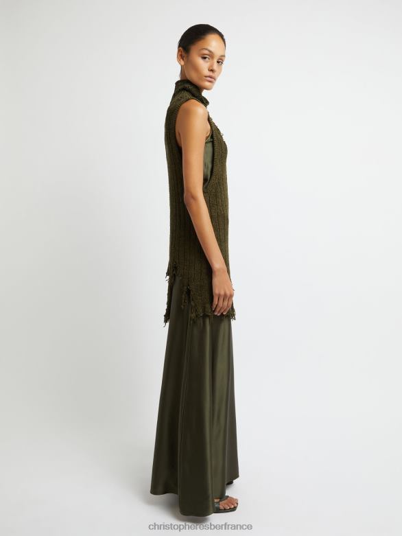 robe débardeur relica duo 4680H35 algue vêtements Christopher Esber