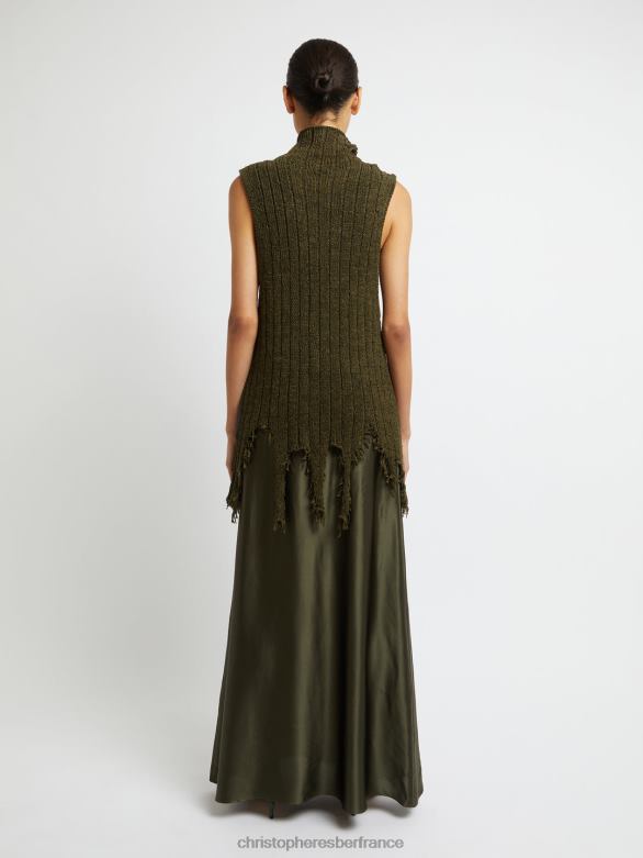 robe débardeur relica duo 4680H35 algue vêtements Christopher Esber