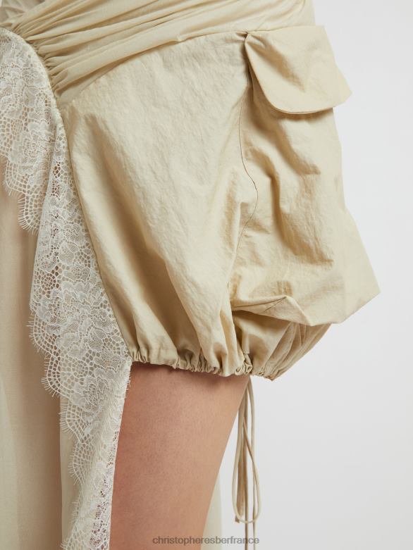 robe à poche cargo Terraria 4680H10 mastic vêtements Christopher Esber