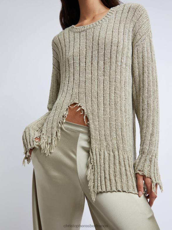 pull relique 4680H71 sage vêtements Christopher Esber