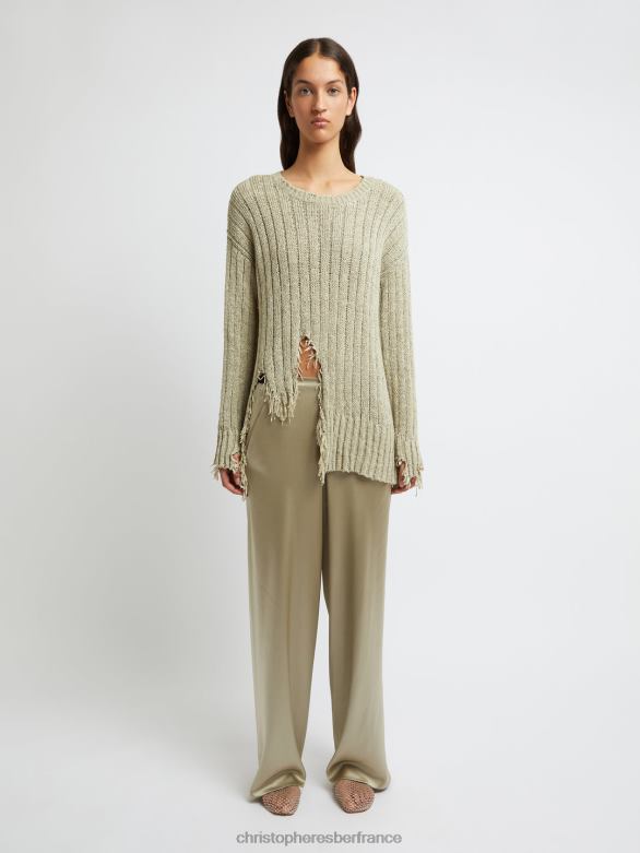 pull relique 4680H71 sage vêtements Christopher Esber