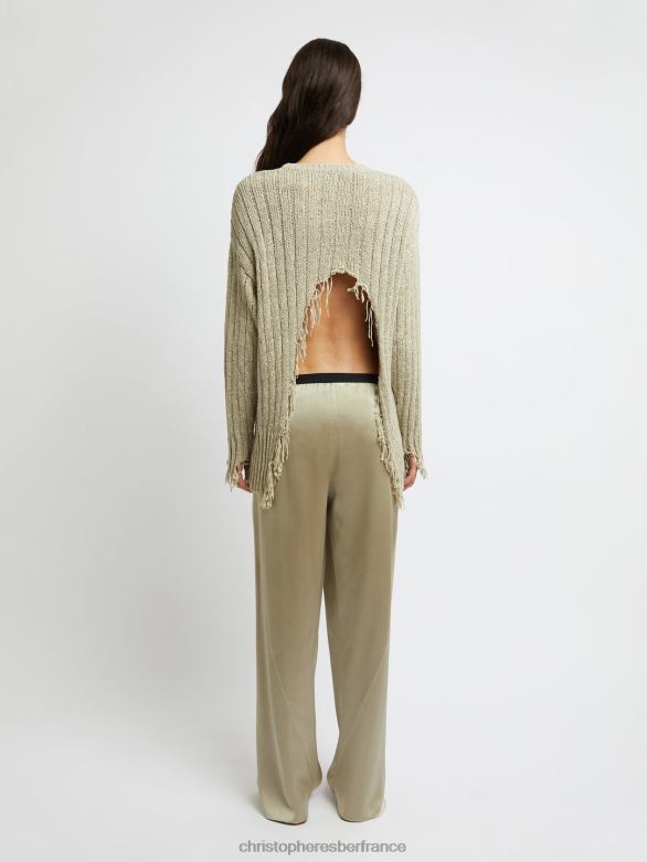 pull relique 4680H71 sage vêtements Christopher Esber