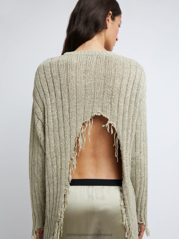 pull relique 4680H71 sage vêtements Christopher Esber