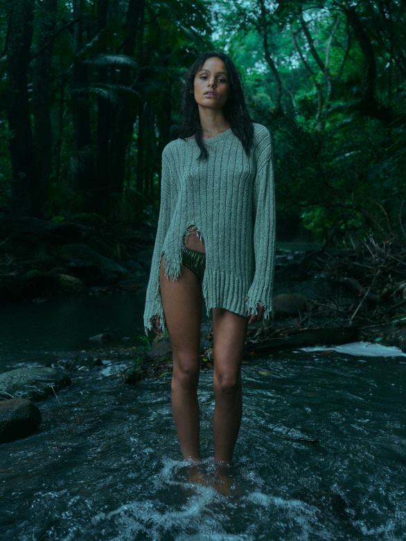 pull relique 4680H71 sage vêtements Christopher Esber