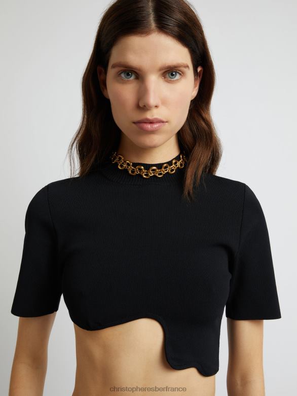 top maparadita 4680H72 noir vêtements Christopher Esber