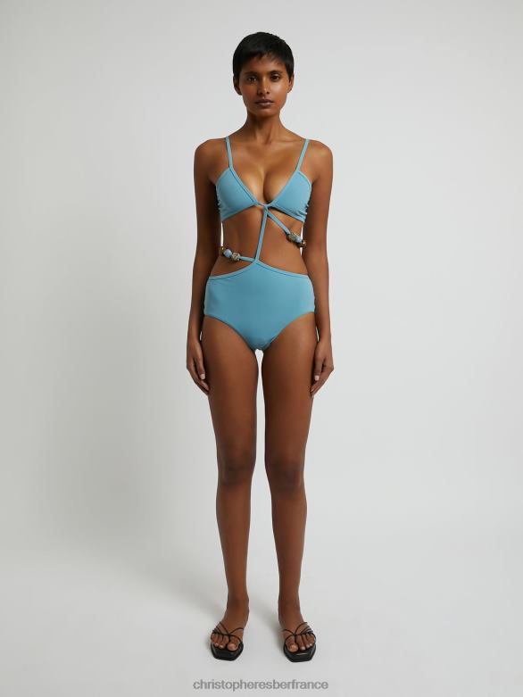 bandeau croisé quartz une pièce 4680H192 jument vêtements Christopher Esber