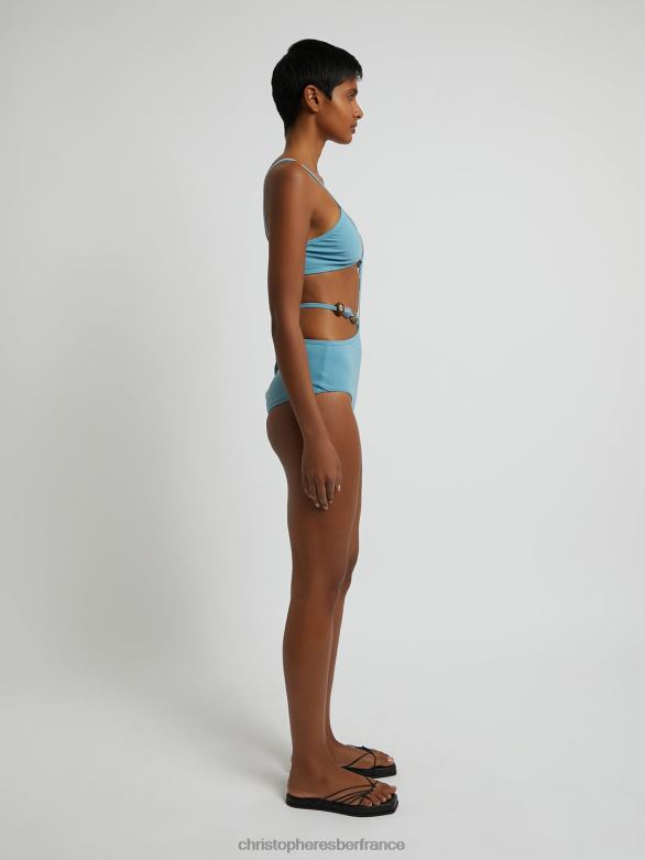 bandeau croisé quartz une pièce 4680H192 jument vêtements Christopher Esber