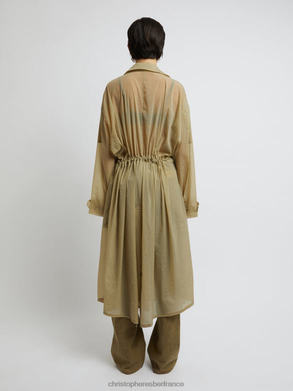 anorak cousu sola 4680H170 taupe vêtements Christopher Esber