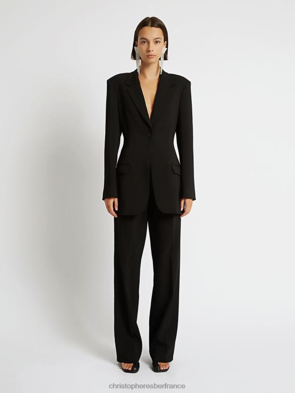 blazer profilé redux 4680H174 noir vêtements Christopher Esber