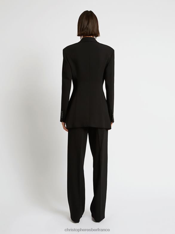 blazer profilé redux 4680H174 noir vêtements Christopher Esber