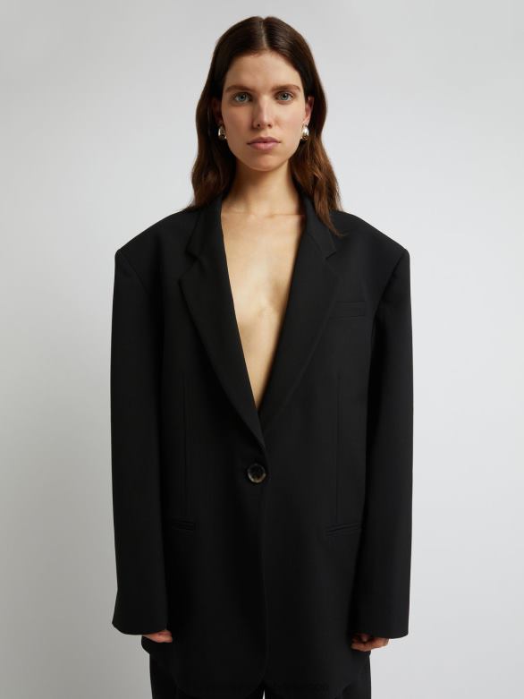 le blazer bermuda 4680H167 noir vêtements Christopher Esber